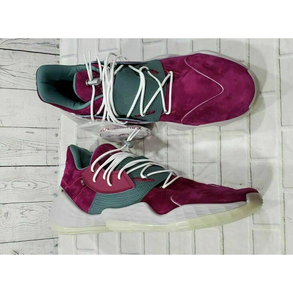 adidas Harden Vol. 4 X Daniel Patrick Power Berry Tech Emerald FY2791 MENS SZ 10